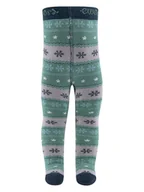 Rajstopy dziecięce - ewers Rajstopy termiczne w kolorze zielonym - miniaturka - grafika 1