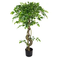 Sztuczne drzewka - Leaf LEAF-7368 120 cm sztuczne japońskie drzewo w stylu fruticosa, skręcony figowiec, 120 cm - miniaturka - grafika 1