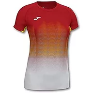 Koszulki dla dziewczynek - Joma Joma Dziewczęca koszulka do biegania Elite Vii czerwony czerwony/biały XXS 901020.602 - miniaturka - grafika 1