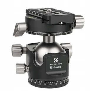 Głowica kulowa K&F CONCEPT BH-40L Czarny - Głowice do statywów - miniaturka - grafika 1