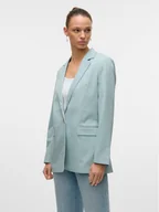 Marynarki i żakiety damskie - Vero Moda Marynarka Nila 10320915 Zielony Slim Fit - miniaturka - grafika 1