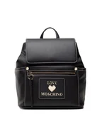 Plecaki - Love Moschino Plecak JC4044PP1ELI0000 Czarny - miniaturka - grafika 1