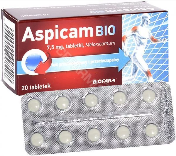 Biofarm Aspicam Bio 7,5 mg x 20 tabl