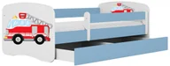 Łóżka dla dzieci i młodzieży - Łóżko dla chłopca z barierką mix 70x140 G6-H74 - miniaturka - grafika 1
