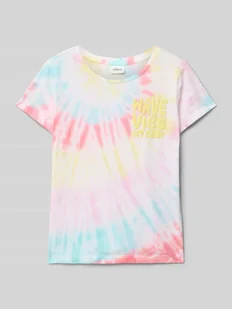 T-shirt o kroju regular fit z czystej bawełny - Koszulki dla dziewczynek - miniaturka - grafika 1