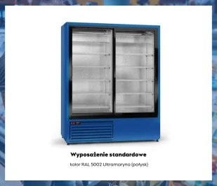 Szafa chłodnicza przeszklona SCh-SR 1400 ECOline RAPA - Szafy i witryny chłodnicze - miniaturka - grafika 10