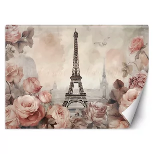 Fototapeta, Wieża Eiffla Shabby Chic (Rozmiar 300x210) - Fototapety - miniaturka - grafika 1