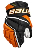 Hokej - Rękawice hokejowe Bauer Vapor Hyperlite Black/Orange Junior 10 cali - miniaturka - grafika 1