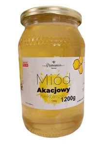 Miód akacjowy nektarowy 1,2 kg / Pasieka Bronowice - Miód - miniaturka - grafika 1
