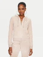 Bluzy damskie - Juicy Couture Bluza Robertson JCAP176 Różowy Slim Fit - miniaturka - grafika 1