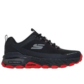 Buty trekkingowe męskie - Buty męskie Skechers Max Protect 237669BKRD - czarne - miniaturka - grafika 1