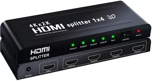 Splitter Hdmi 1X4 4K*2K 3D Fullhd Rozdzielacz Hdcp - Kable - miniaturka - grafika 1