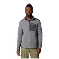 Bluzy sportowe męskie - Męska bluza Columbia Klamath Range™ Full Zip Rozmiar: L / Kolor: szary - miniaturka - grafika 1
