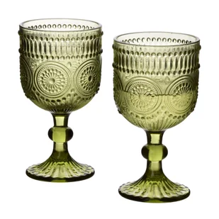 ELISE GREEN Komplet 4 kieliszków 330ml8,9x16,5cm - Kieliszki - miniaturka - grafika 1