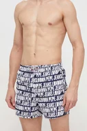 Stroje kąpielowe - Pepe Jeans szorty kąpielowe kolor granatowy - miniaturka - grafika 1