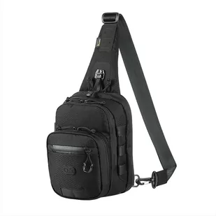 Torba na ramię M-Tac Cross Bag Slim Elite Hex Black (10210002) - Odzież taktyczna i umundurowanie - miniaturka - grafika 1