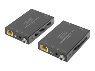 Przedłużacz/Extender DIGITUS HDMI 70m po skrętce Cat.5e/6/7 4K 60Hz PoC (Power over Cable) (zestaw) - Złącza, przejściówki, adaptery - miniaturka - grafika 1