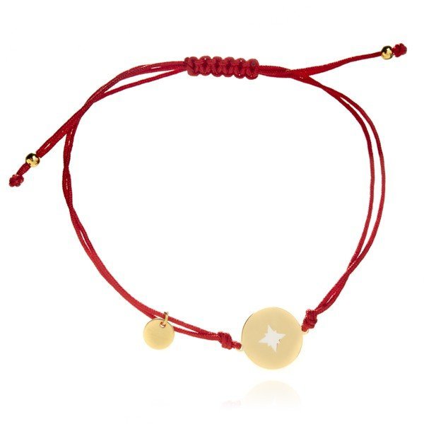 ankabizuteria.pl Bransolerka srebrna pozłacana RÓŻA WIATRÓW na czerwo