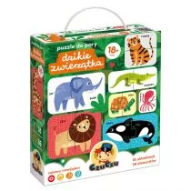 CzuCzu Puzzle do pary Dzikie zwierzątka 18m+ - Układanki dla dzieci - miniaturka - grafika 1