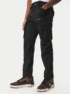 Spodnie męskie - G-Star Raw Spodnie materiałowe Rovic D02190-5126 Czarny Regular Fit - miniaturka - grafika 1