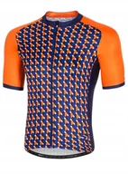 Kurtki rowerowe - Koszulka rowerowa zeroRH+ Passion ORANGE/DARK BLUE - XL - miniaturka - grafika 1