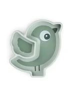 Sztućce dla dzieci - done by deer Miska "Birdee" w kolorze zielonym do nauki jedzenia - miniaturka - grafika 1