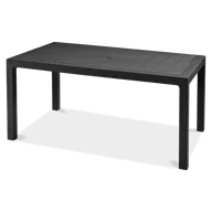 Stoły ogrodowe - KETER Stół ogrodowy Melody Antracyt 161x95 cm, 17190205 / 224521 - miniaturka - grafika 1