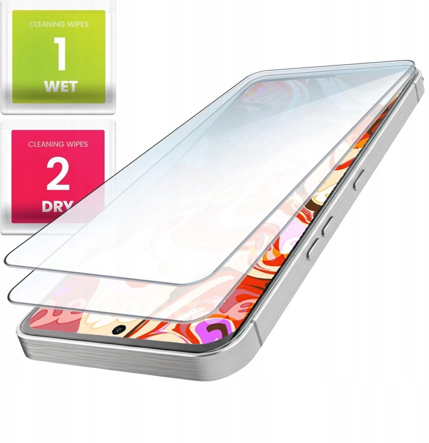 Hello Case 2-PAK Szkło Hartowane Do Realme GT 8 Pro Płaskie, 2.5D, Szybka, 9H