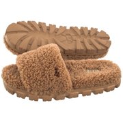 Buty Klapki Wełniane Damskie Ugg Australia W Cozetta Curly Brązowe