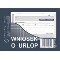 Michalczyk&Prokop WNIOSEK O URLOP A6 515-5 - Druki akcydensowe - miniaturka - grafika 1