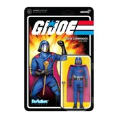 Figurki dla dzieci - SUPER7 - Figurka dowódcy Cobry z peleryną i berłem, biała figurka GI Joe - miniaturka - grafika 1
