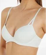 Biustonosze - CALVIN KLEIN BIUSTONOSZ ZIELONY PUSH-UP 70A W_A TIA - miniaturka - grafika 1