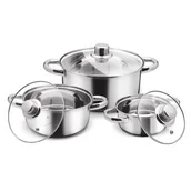 Zestawy garnków i patelni - Zestaw garnków LAMART Marche LP1000 (6 elementów) - miniaturka - grafika 1