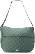 Torebki damskie - Reebok Damska torba crossbody - stylowa lekka nylonowa pikowana i niepikowana codzienna torba na ramię dla kobiet, Pikowana zielona Celine, rozmiar uniwersalny - miniaturka - grafika 1