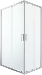 GoodHome Kabina prysznicowa prostokątna Beloya 80 x 120 x 195 cm chrom/transparentna - Kabiny prysznicowe - miniaturka - grafika 1