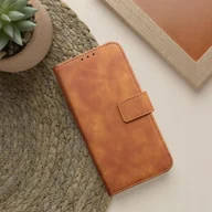 Etui i futerały do telefonów - Kabura TENDER Book do XIAOMI Redmi Note 14 PRO 4G brązowy - miniaturka - grafika 1