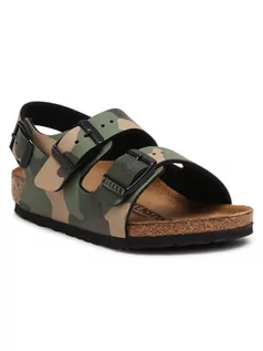 Buty dla chłopców - Birkenstock Sandały Milano Kinder 1017377 Zielony - grafika 1