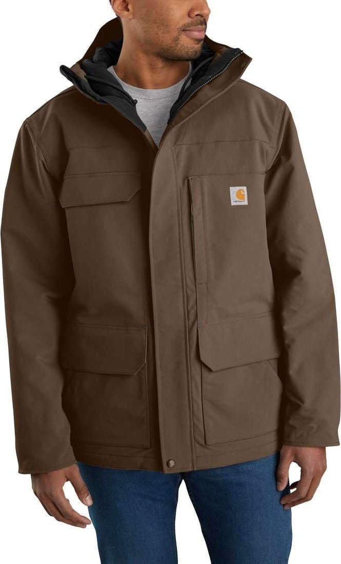 Carhartt Kurtka Carhartt Super Dux Insulated Coat Coffee