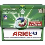 Środki do prania - Ariel All-in-1 UNIVERSAL+ Kapsułki do prania 15 szt. 306 g - miniaturka - grafika 1