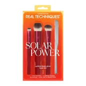 Pędzle do makijażu - Real Techniques Zestaw pędzli Solar Power Golden Hour Glow Base Set - miniaturka - grafika 1