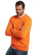 Swetry męskie - JP 1880 sweter męski, Rumba Orange, XXL - miniaturka - grafika 1