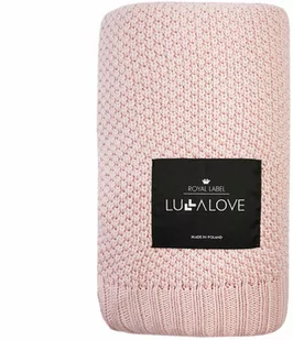 Lullalove Bambusowy koc - pudrowy róż 80x100 5902633255404 - Koce i narzuty dla dzieci - miniaturka - grafika 2