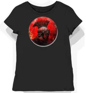 Koszulki i topy damskie - Koszulka damska czarna z nadrukiem Czerwony Legion Rzymski M - miniaturka - grafika 1