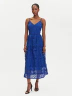 Sukienki - YAS Sukienka letnia Lifa 26037183 Niebieski Regular Fit - miniaturka - grafika 1