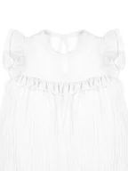 Kombinezony dla dzieci - Dziewczęcy Rampers Muślin biały, Nicol,r.86 - miniaturka - grafika 1
