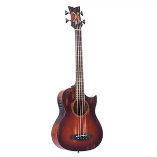 Ortega Guitars ORTEGA Ken Taylor Signature Series Shortscale Bass 4 struny z systemem Fishman Presys+ XLR Out - jednolity świerk/opalany mahoń postarzany w zestawie Gigbag (KT-WALKER-V2) KT-WALKER-V2 - Gitary basowe - miniaturka - grafika 1