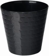 Donice - FORM PLASTIC Osłonka Diament Petit czarna 19cm - miniaturka - grafika 1