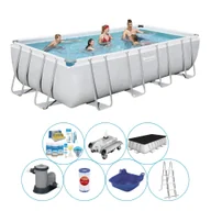 Baseny ogrodowe - Basen wraz z akcesoriami - Bestway Power Steel 549x274x122 cm Prostokątny - miniaturka - grafika 1