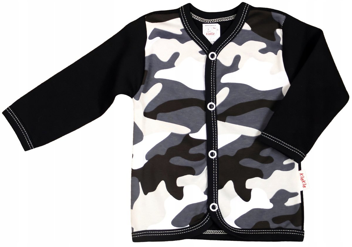 KAFTANIK koszulka ROZPINANY Moro Czarne 56 KLEKLE