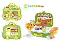 Zabawy w naśladowanie dorosłych - WALIZKA NA KÓŁKACH SKLEP DLA DZIECI AKCESORIA - miniaturka - grafika 1